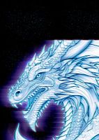 hologram kunst draak