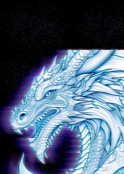 art dragon hologram by ahmad hanan attaki