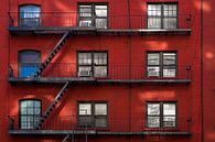 Gable rouge de New York par JPWFoto Aperçu