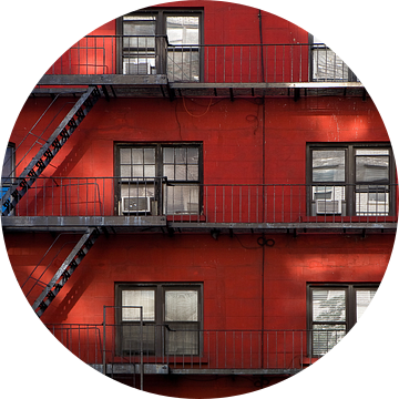 New York Rode Gevel van JPWFoto