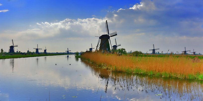 Kinderdijk Panorama par Edgar Schermaul