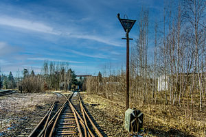 Verlassener Bahnhof