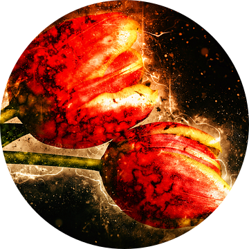 two tulips van Dagmar Marina