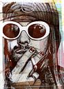 Kurt Cobain (Nirvana) pop art von Jos Hoppenbrouwers Miniaturansicht
