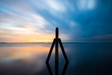 Rustikale Lake Poles Sonnenaufgang von Daniëlle Langelaar Photography