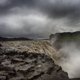 Dettifoss, de kracht van IJsland van JacArt Prints