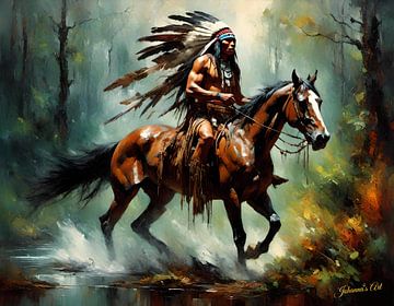 Native American Heritage 50 by Johanna's Art