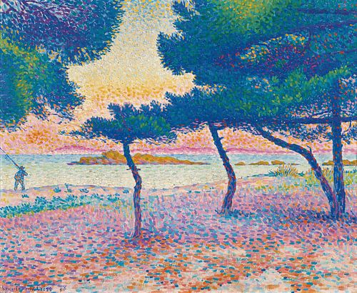 Het strand van Saint-Clair, Henri-Edmond Cross