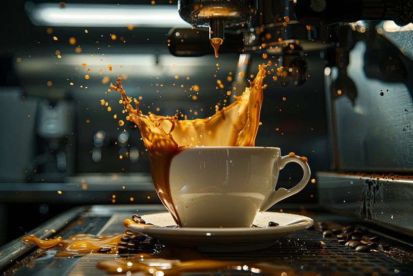 Kunst mit Kaffee von Egon Zitter