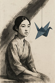 Origami Silence — Japandi Asymmetry by Dream Designs art work