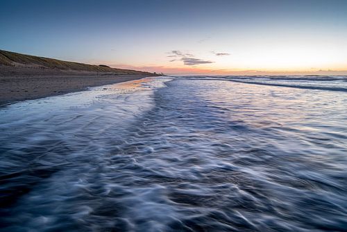 Zonsondergang met zicht op Zandvoort