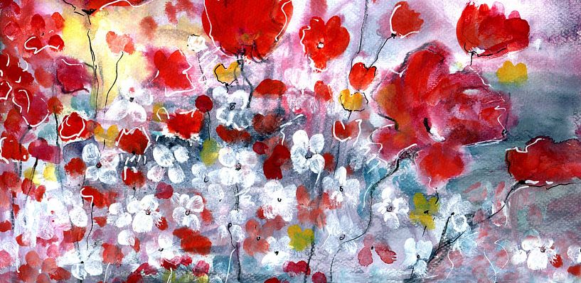 Sommer Laune mit Mohn von Claudia Gründler