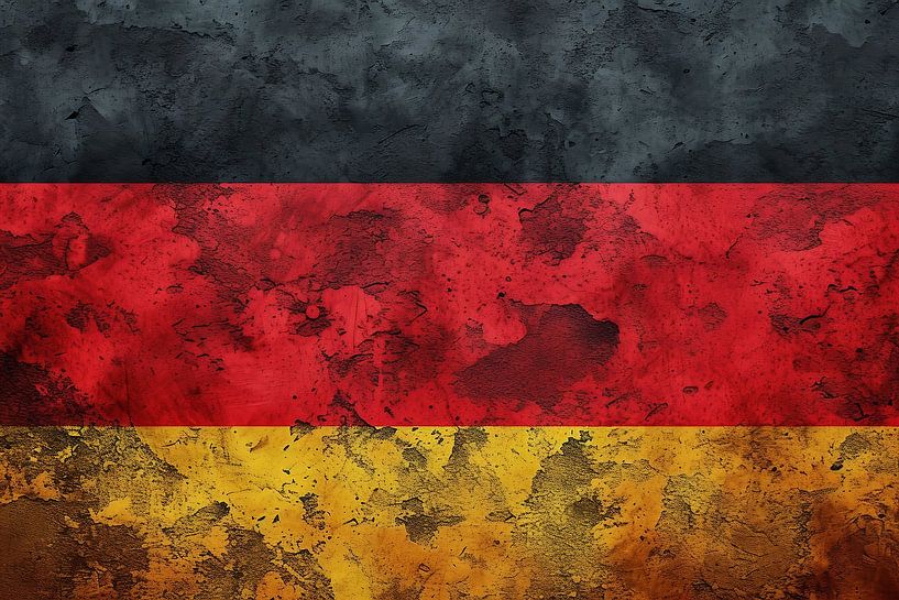 Vlag Duitsland van fernlichtsicht
