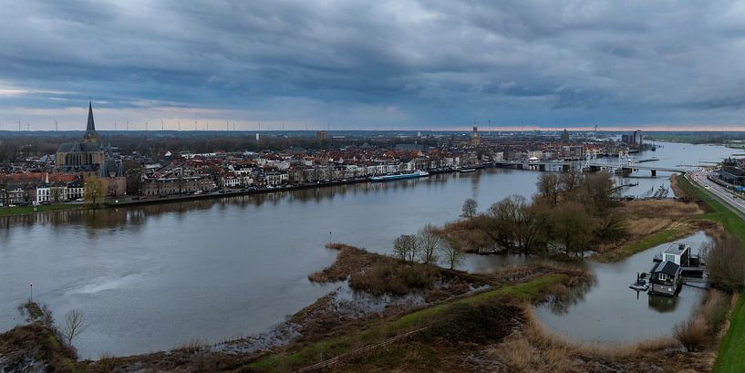 Kampen from the air by Evert Jan Kip