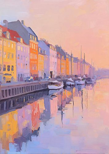 Impressionisme in de ochtend in Kopenhagen