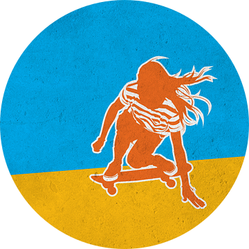 Californian Longboard girl van Jaap Tinholt