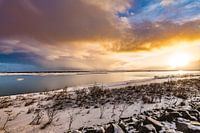 Icelandic winter sky 