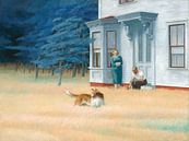 Abend in Cape Cod, Edward Hopper von Oude Meesters Atelier Miniaturansicht