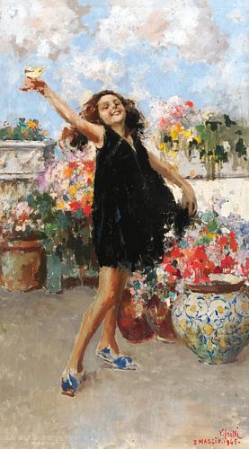 Een toost, Vincenzo Irolli, 1945