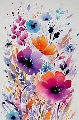 Natural Watercolour Flowers