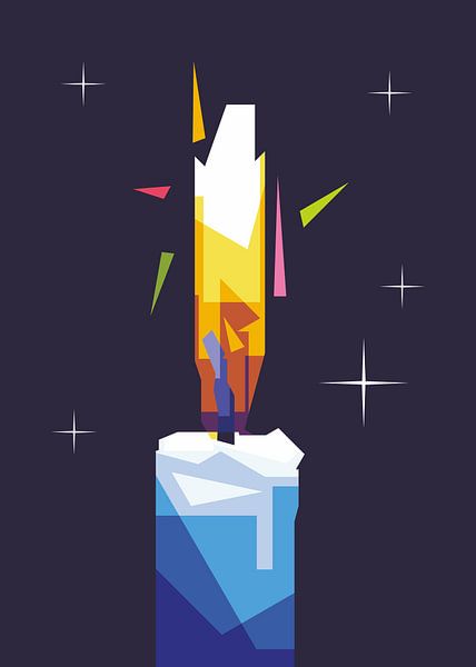 Kerzenpopart von Rizky Dwi Aprianda