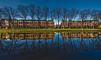 Reflectie in blauw van Harrie Muis thumbnail