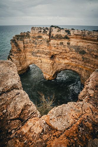 De Hart kliffen in de Algarve , Portugal
