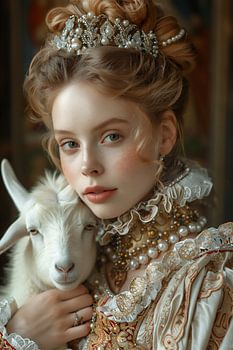 The princess and her gentle companion