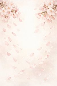 Une pluie de fleurs
