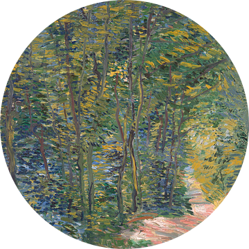 Wandelpad in het bos, Vincent van Gogh