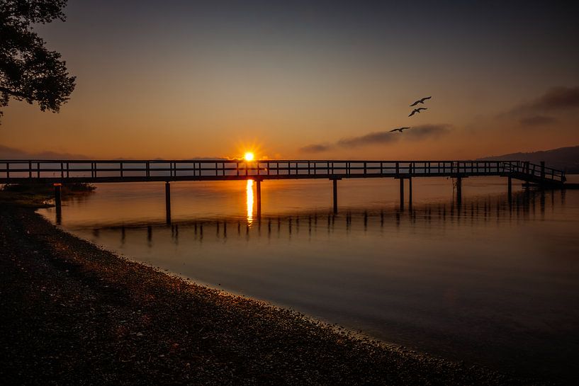 Lever du soleil sur le lac de Constance par Marcus Lanz