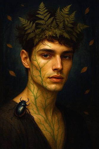 Hij die luistert naar bladeren