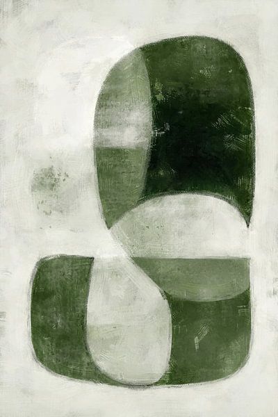 Geschlossene Formen | Grün von Kanzo