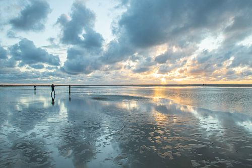 texel, zonsondergang