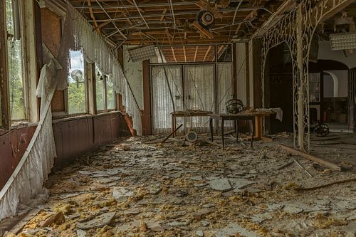 Verlaten Balzaal in het Berghotel