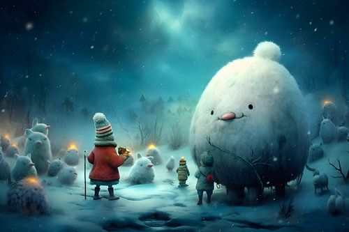 Snowball Kugelrund and his friends