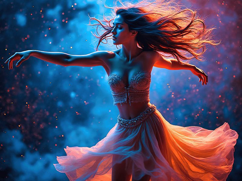 Dansen met kleur van The Photo Artist