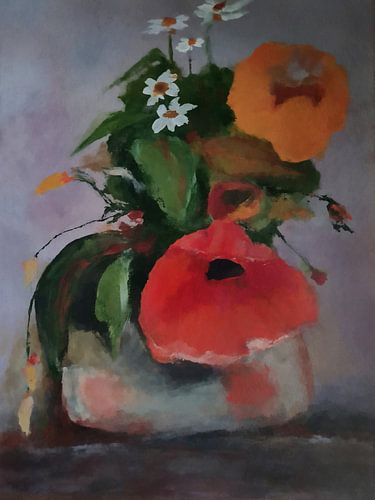 Vase mit Blumen