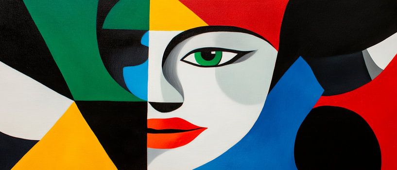 Colourful face of emotions by Poster Art Shop