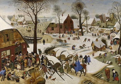 De volkstelling in Betlehem, Pieter Brueghel de Jonge