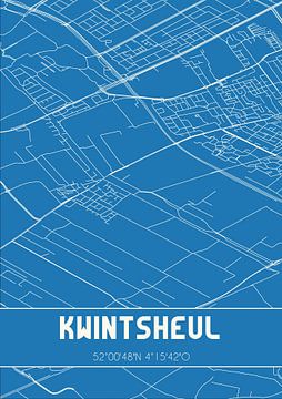 Blueprint | Map | Kwintsheul (South Holland) by Rezona