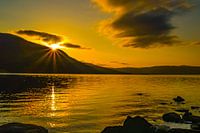 Coucher de soleil en Laponie