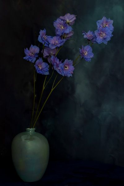 Painterly Beauty Delphinium by PhotoManiX Digital Photography