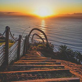 Sonnenuntergang auf Madeira von Nadine Rall