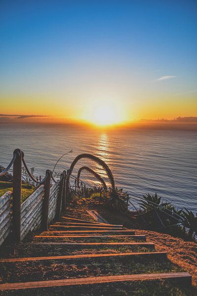 Zonsondergang op Madeira van Nadine Rall