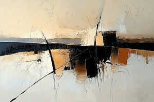 Beige Abstrakt