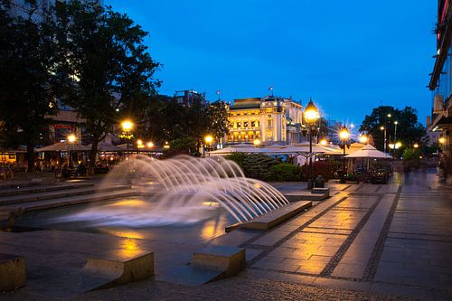 Belgrad bei Nacht