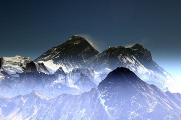 Sommet du mont Everest sur Gerhard Albicker