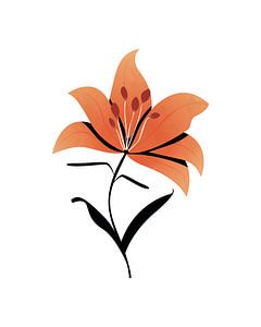 Abstract lily