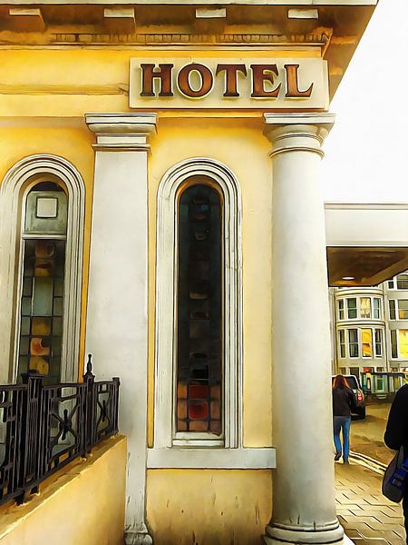 Royal Albion Hotel Brighton Ingang van Dorothy Berry-Lound